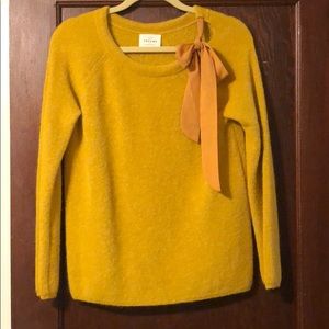 Sezane Yellow Dana Sweater M